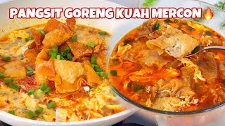 RESEP PANGSIT KUAH MERCON !! IDE JUALAN PALING MENJANJIKAN 🔥👍🤤