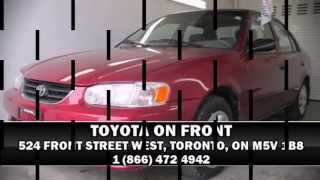 2002 Toyota Corolla Certified Toronto - Ontario | Toyota on Front