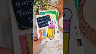 Beautiful Teacher's Day Cards . Made on Order 🤩🤩 #teachersday #cards #handmadegifts #youtubeshorts