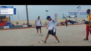 France vs Burkina Faso, Petanque 2023 Match inattendu