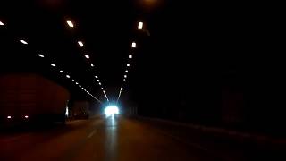 Mumbai Pune highway tunnel car ride