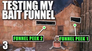 STRESS TESTING MY SEGMENTED BAIT FUNNEL BASE | Solo Rust