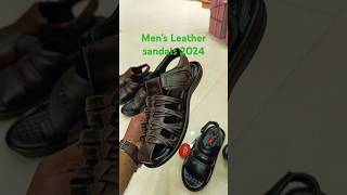 Men's Leather Sandals2024#shorts #youtube #sahashoesunbox