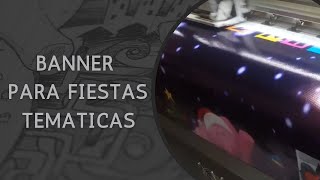 Banner para fiestas tematicas