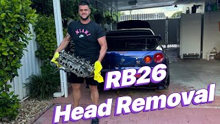 Nissan R34 GTR MNP3 Build Pt3 (Intake and Head removal)