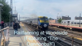 Railfanning at Woodside (Featuring "The Cannonball") (Also Featuring @PrinceWillPlaysOfficial )