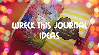 WRECK THIS JOURNAL /УНИЧТОЖЬ МЕНЯ / ИДЕИ РАЗВОРОТОВ