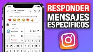 Cómo RESPONDER Mensajes ESPECÍFICOS en Instagram (2024) Solución