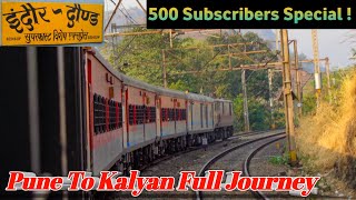 500 Subscribers special ! Journey Onboard 02943 Daund Indore COVID-19 Special