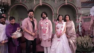 Venkates And Suresh Babu & Abhiram With Family Visuals @ Narne Nithiin Engagement Function | Wtv Ent