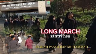 long march santri menuju ziarah pangeran muhammad majalengka