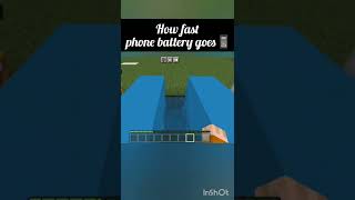 How fast phone battery goes🔋#gamingvideos #livestream