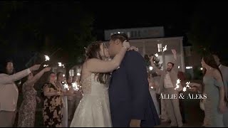 Allie & Aleks Wedding Highight | Haymarket, VA Wedding Videographer