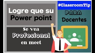 MIRA A TUS ESTUDIANTES MIENTRAS COMPARTES POWER POINT. || Súper fácil ✅📹 ✅📹💻✅🖥