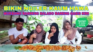 BIKIN NGILER..!! Mukbang Basreng Balado Bareng Gadis KBR