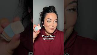 Pop of Blue Eyeshadow Tutorial #makeupshorts #eyeshadowtutorial #easyeyeshadow