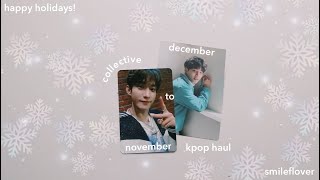 haul | messy collective kpop november - december haul! #7 [mostly seventeen]