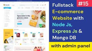 #15 Full Stack E-Commerce Website Using React JS, MongoDB, Express Js, Node Js , Material UI 2024  🔥