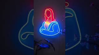 GLOWING, COLORFUL, UNIQUE, CHARMING #hoagard #neonwallart