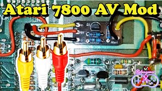 Atari 7800 AV Mod | Complete Tutorial