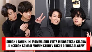 INILAH MOMEN JAHIL V BTS MELOROTKAN CELANA JUNGKOOK, SAMPAI MOMEN SEDIH V TAKUT DI TINGGAL ARMY !!