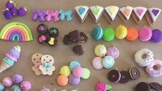 DIY How to make realistic food miniatures with polymer clay | clay mini food| clay miniature macaron