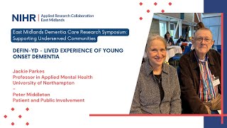 Defin-YD - Lived Experience of Young Onset Dementia