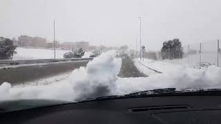 snowfall in Rome 26-02-2018