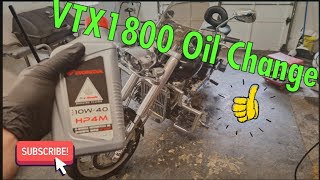 Honda VTX1800: Engine Oil Change! 2002+