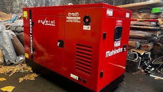 Automatic 15kva Mahindra Powerol Recon silent Generator with sound,Load testing Churu Raj Delivery