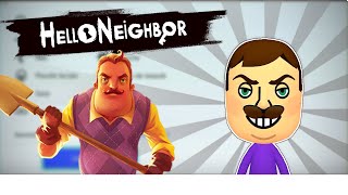 HELLO NEIGHBOR MII TUTORIAL (Théodore Peterson) - Nintendo Switch