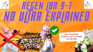 9-1 Regeneration LBR  No Ultra Explained (Dragon Ball Legends)