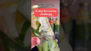 5-Day Flat Tummy Challenge #shorts #youtubeshorts#diet #flattummy #detox #shortvideo #short #reels