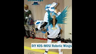 DIY KOS-MOS Version 4 Cosplay: Robotic Wings Tutorial (without straps!)