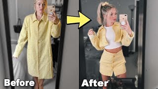 I MADE THIS OUTFIT FOR $10.00 - Thrift Transformation