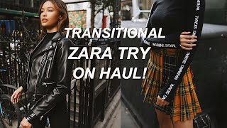 TRANSITIONAL ZARA TRY ON HAUL! HAUL WEEK