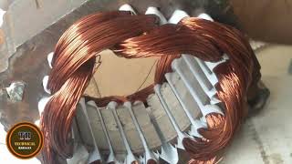 rewinding a dryer motor  part 2