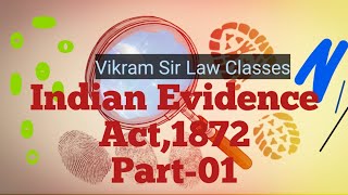 Indian Evidence Act,1872-Part-01