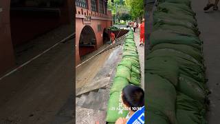 Leshan Prepares for Flooding ( 24 Jul 2024 ) 乐山防洪准备 #travel #china #flood #sichuan