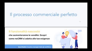 Impostare il processo commerciale perfetto con noCRM.io