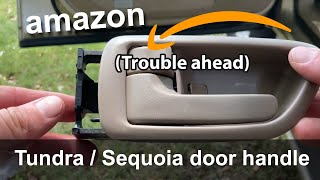 How to replace a Sequoia/Tundra door handle