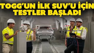 Togg, Gemlik Tesisi’nde C-SUV gövdesinde boyasız denemelere başladı.