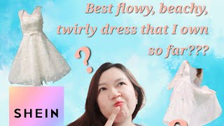 Flowy, Beachy, Twirly Dresses from SHEIN vs my wardrobe!! #shein #dress #white #review #fashion