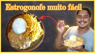 RECEITA RÁPIDA DE ESTROGONOFE DE FRANGO | super cremoso e prático