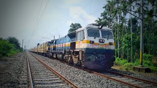 EMD's Hum Balurghat Express going Fast and Furiously to the Destination||HWH-BLGT||ER