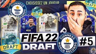 MON RECORD !! WORLD RECORD DRAFT CHALLENGE !! 🤩 #5 [FIFA 22]