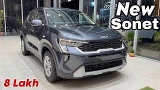 New Kia Sonet 2024 || Updated Model Kia Sonet detailed features review || Kia Sonet in grey colour||