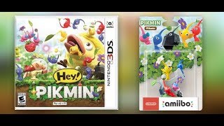 Hey Pikmin for the 3ds and Pikmin Amiibo Pickups