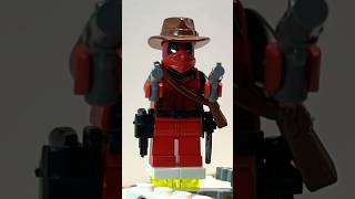 How to make Cowboy Deadpool without pieces from the Original Minifigure #lego #deadpoolandwolverine