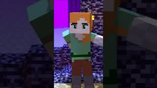 Minecraft girl dance#minecraft #short